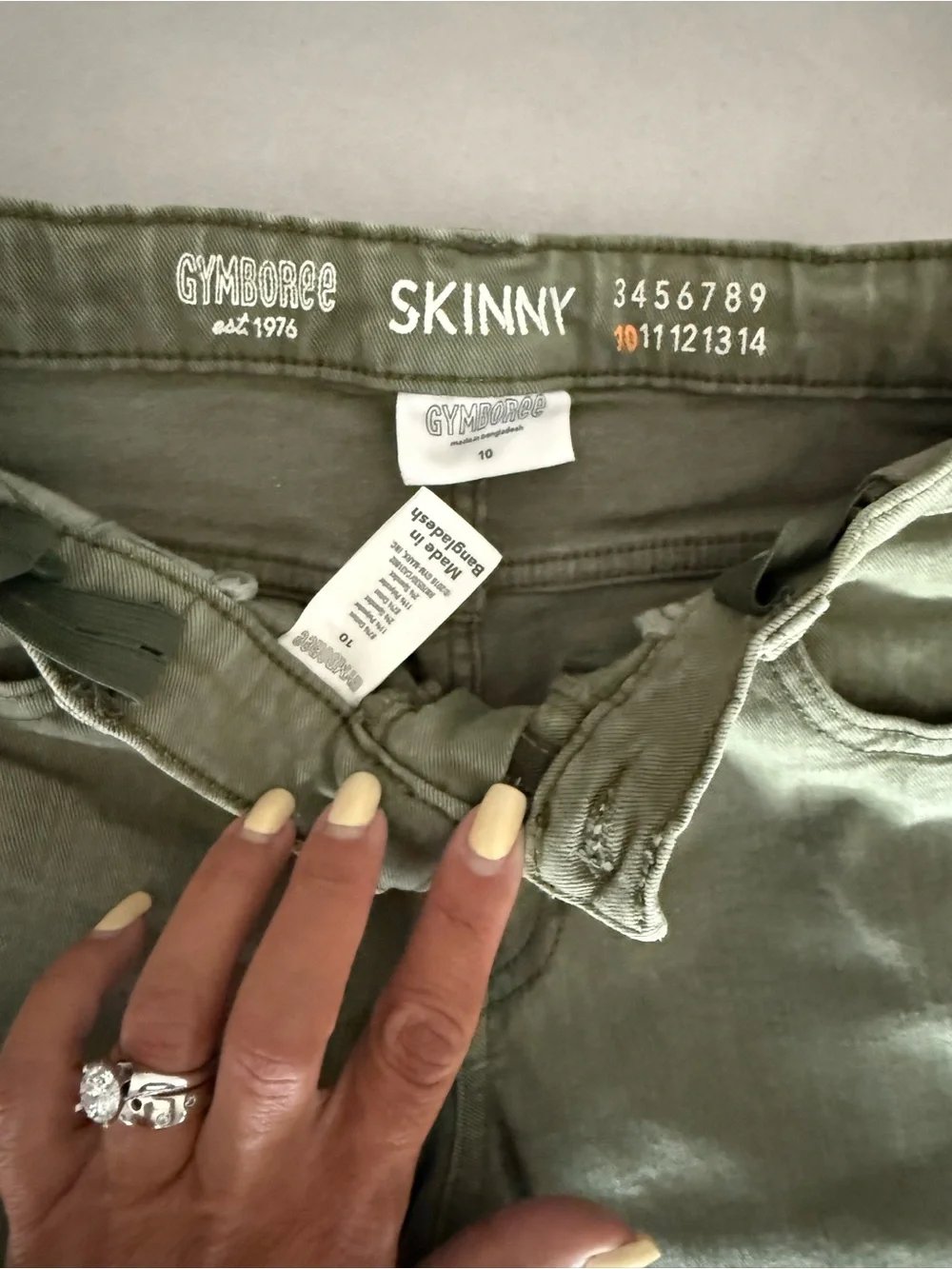 Gymboree Olive Green Skinny Kids’ Jeans